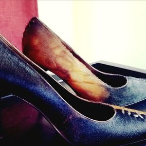 Gianni Meliani Pony Hair Heels